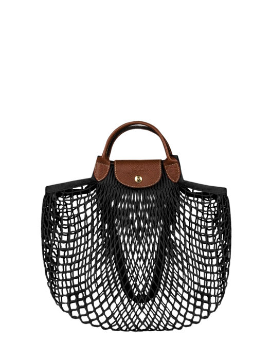 Longchamp Le pliage filet Schoudertas Zwart